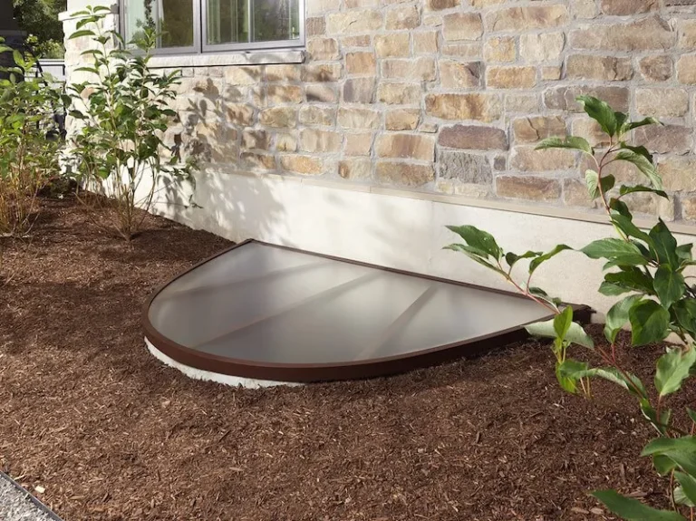 Protective Basement Window Well Cover Designed to Keep out Rain, Debris, Pests, and Snow While Allowing Natural Light into the Basement | Piermagic®